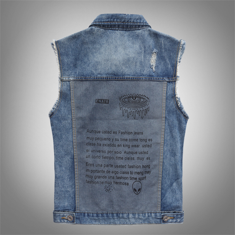 New Fashion Men Blue Casual Ri - Men'S Fashion Vest With Jeans review and price